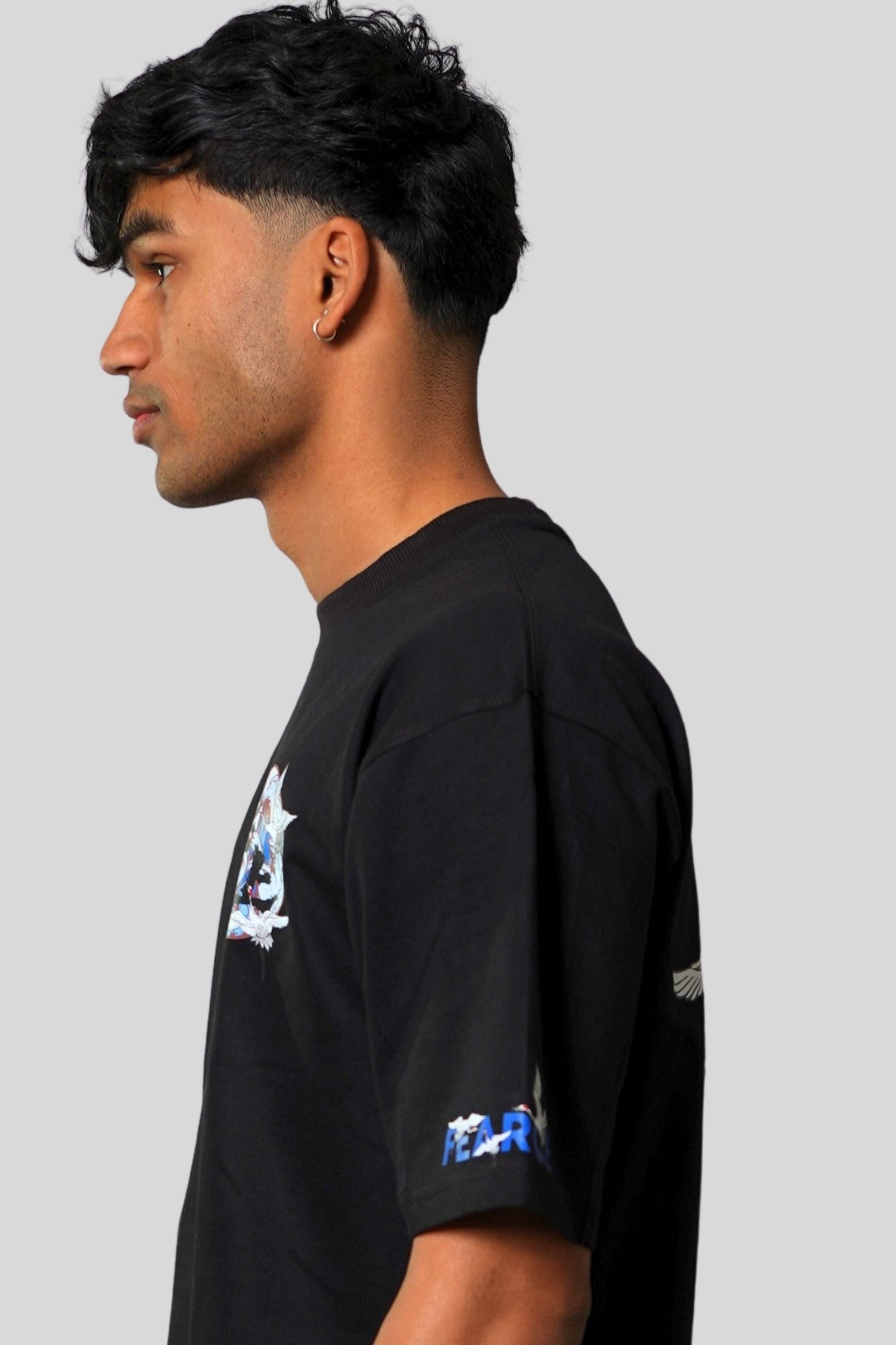 JAPNESE BIRDS OVERSIZED T-SHIRT