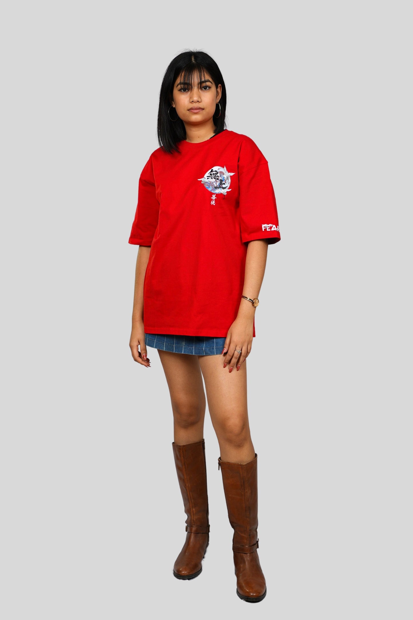 JAPNESE BIRDS OVERSIZED T-SHIRT