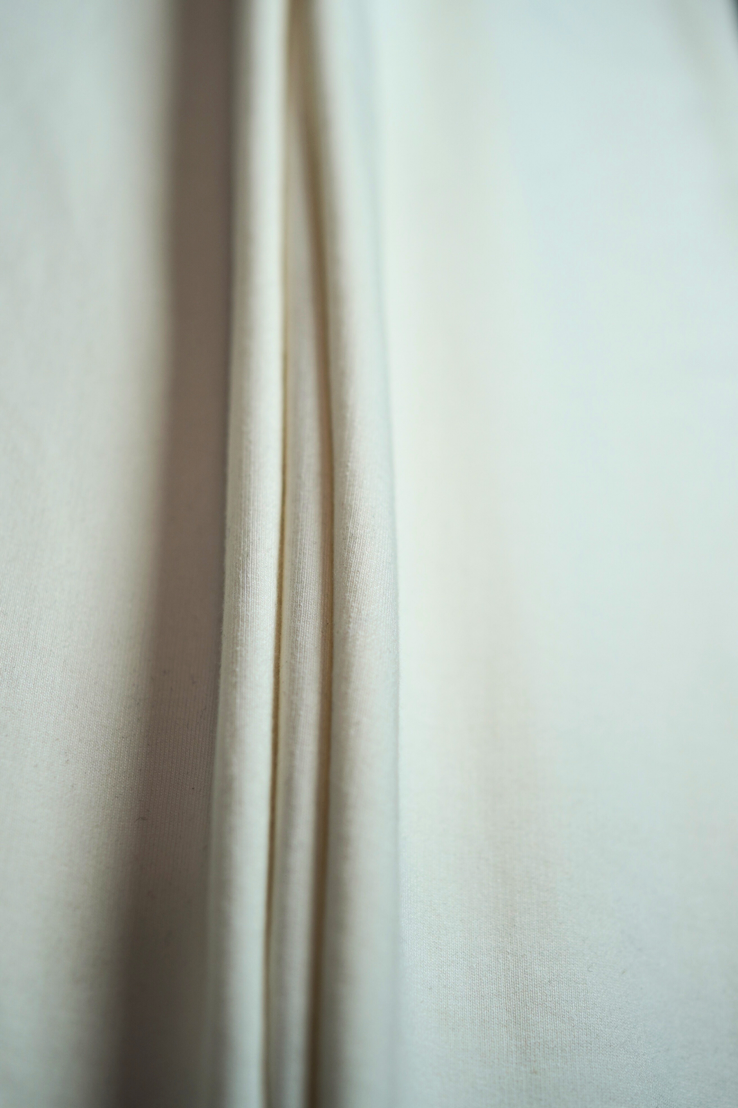 PLAIN WHITE FRENCH TERRY