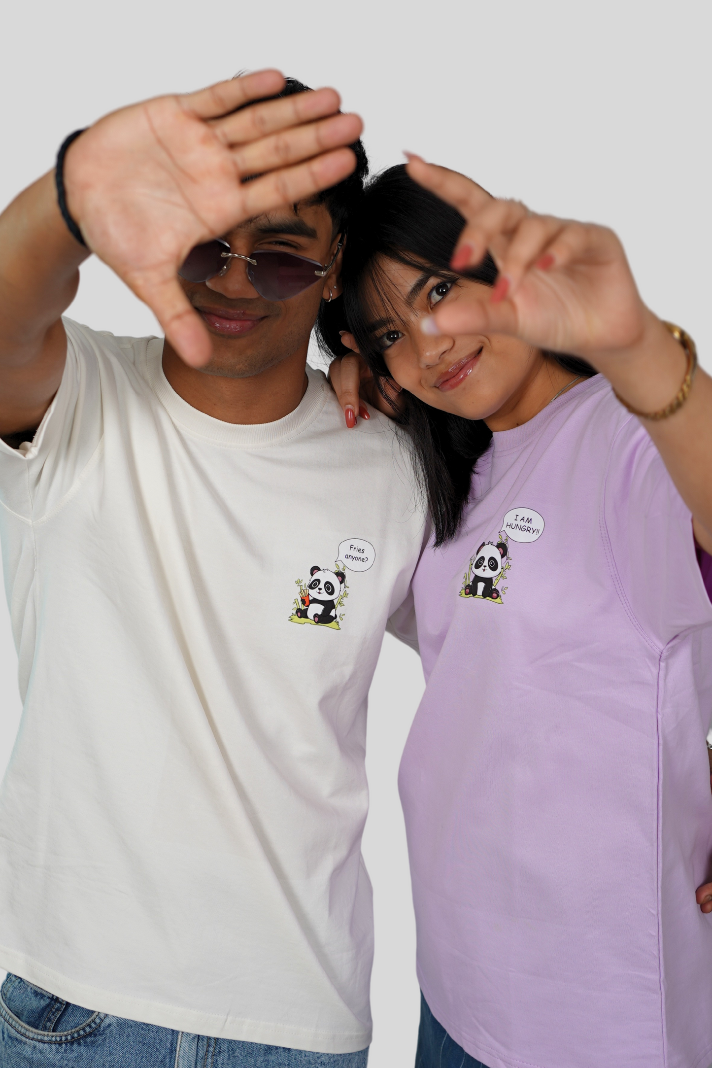 COUPLE "I AM HUNGRY?" PANDA