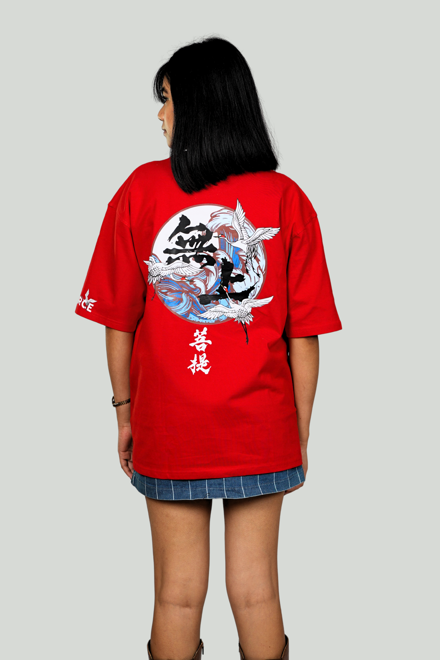 JAPNESE BIRD T-SHIRT RED