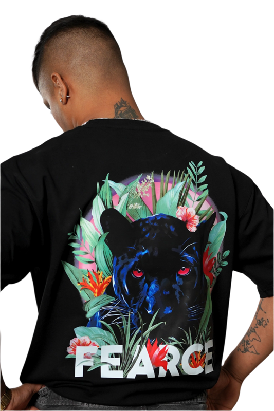 FOREST PANTHER BLACK TSHIRT