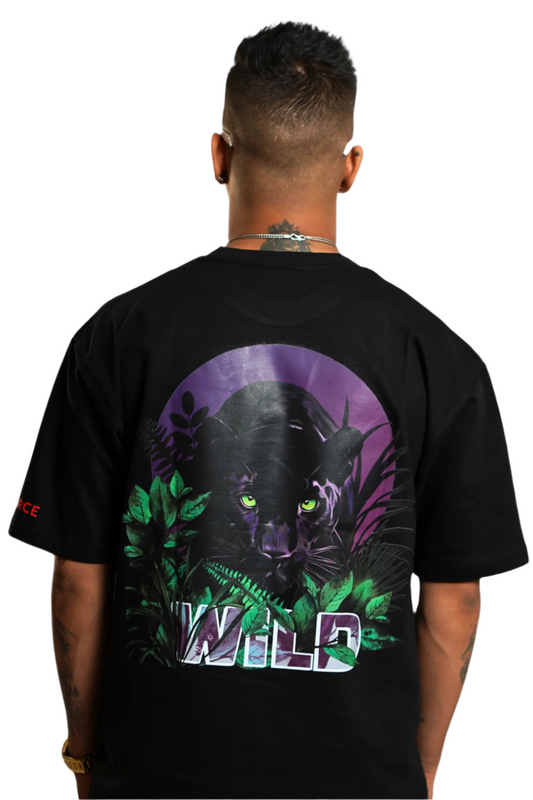 WILD PANTHER OVERSIZED T-SHIRT