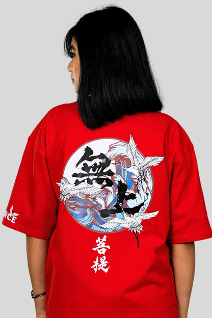 JAPNESE BIRDS OVERSIZED T-SHIRT