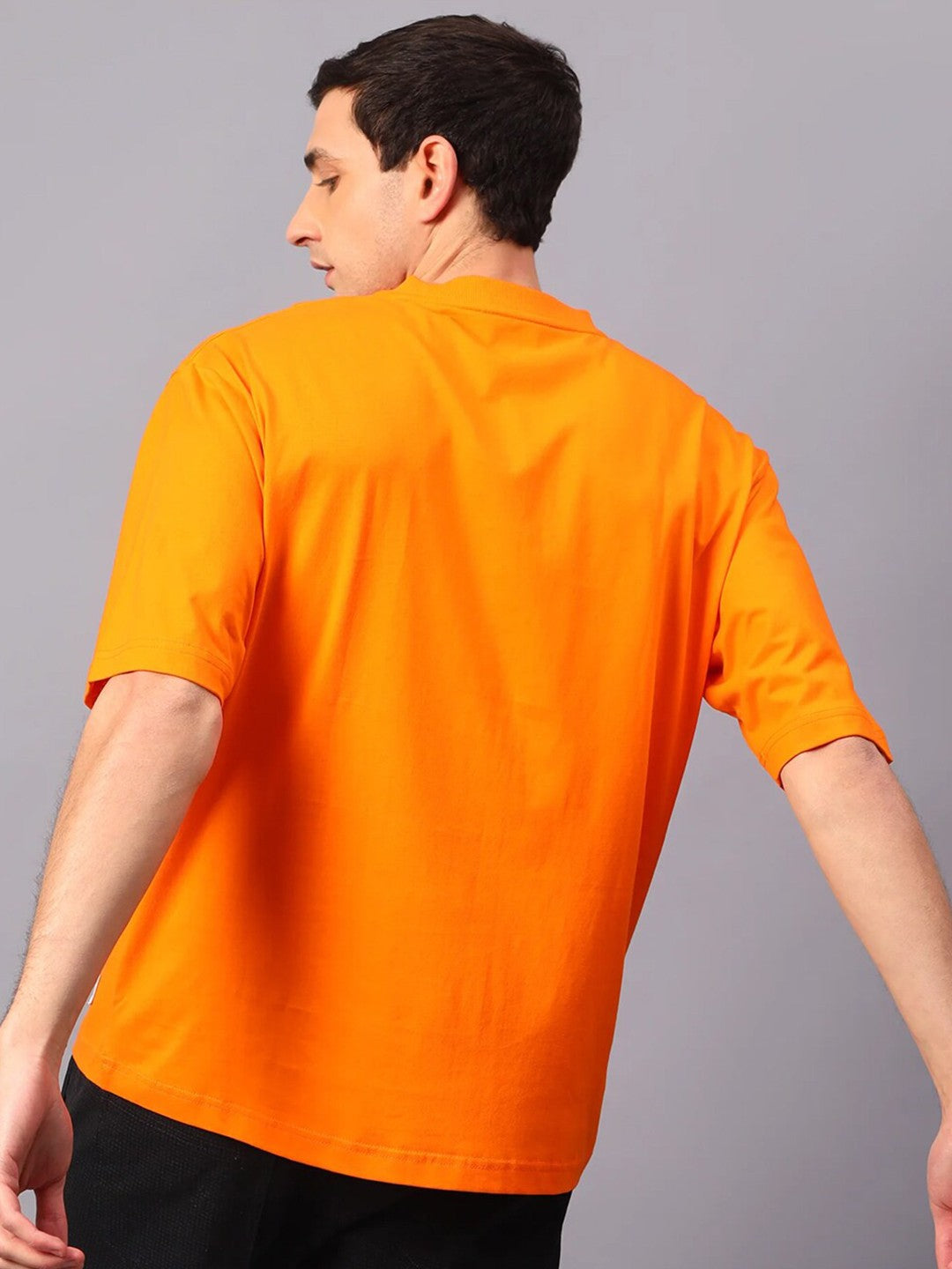 PLAIN BLACK FRENCH TERRY TSHIRT