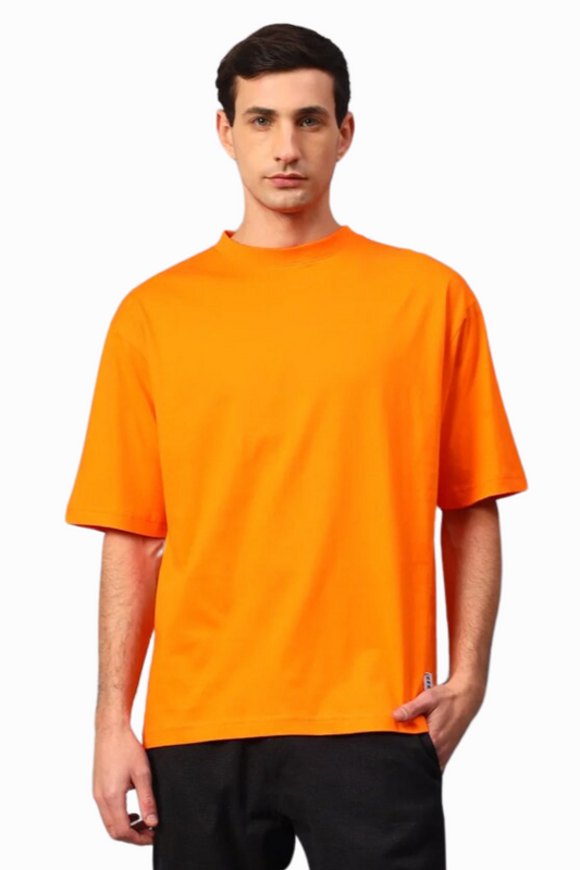 PLAIN ORANGE FRENCH TERRY